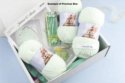 12 Month Baby Knitting Subscription (every month) KNIT in a BOX