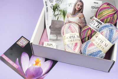 6 Month Ladies Knitting Subscription (every month) KNIT in a BOX