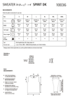 Hayfield 10036 Ladies Sweater in Hayfield Spirit DK (PDF) Knit in a Box