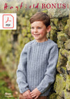 Hayfield 2507 Children Sweater in Hayfield Bonus Aran (PDF) Knit in a Box 