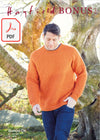 Hayfield 8286 Man's Sweater in Hayfield Bonus DK (PDF) Knit in a Box 