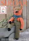 Sirdar 4874 Fox in Snuggly Snowflake DK, Harrap Tweed DK and Hayfield Bonus DK (PDF) Knit in a Box 