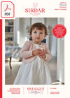 Sirdar 5267 Baby's Round Neck & V Neck Bolero in Snuggly 100% Merino 4 Ply (PDF) Knit in a Box 