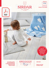 Sirdar 5308 Blankets in Sirdar Snuggly Bunny (PDF) Knit in a Box 