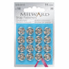 Snap Fasteners: Silver: 11mm: 16 Pieces Knit in a Box 