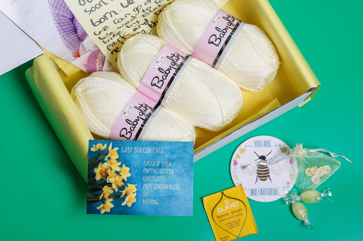 Knitting Boxes for Baby Girl