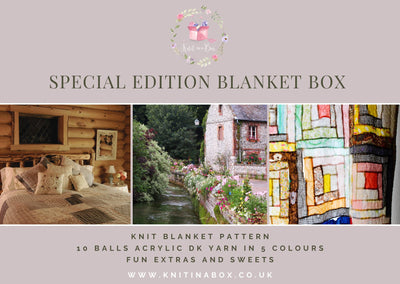 2023 Special Edition Blanket Knitting Box! Knit in a Box