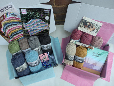 2024 Special Edition Blanket Knitting/Crochet Box! Knit in a Box