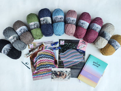 2024 Special Edition Blanket Knitting/Crochet Box! Knit in a Box