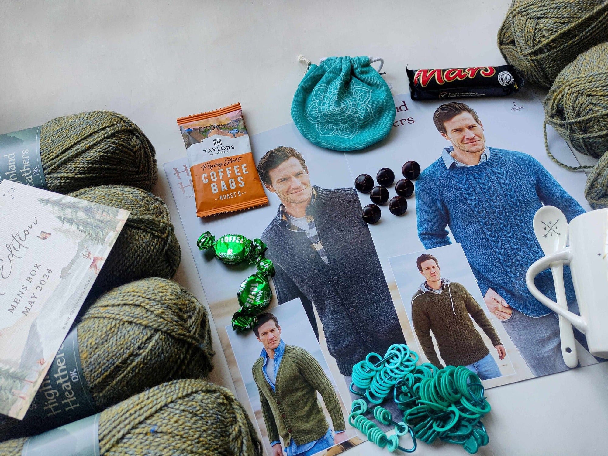 2024 Special Edition Men Knitting Box! Knit in a Box