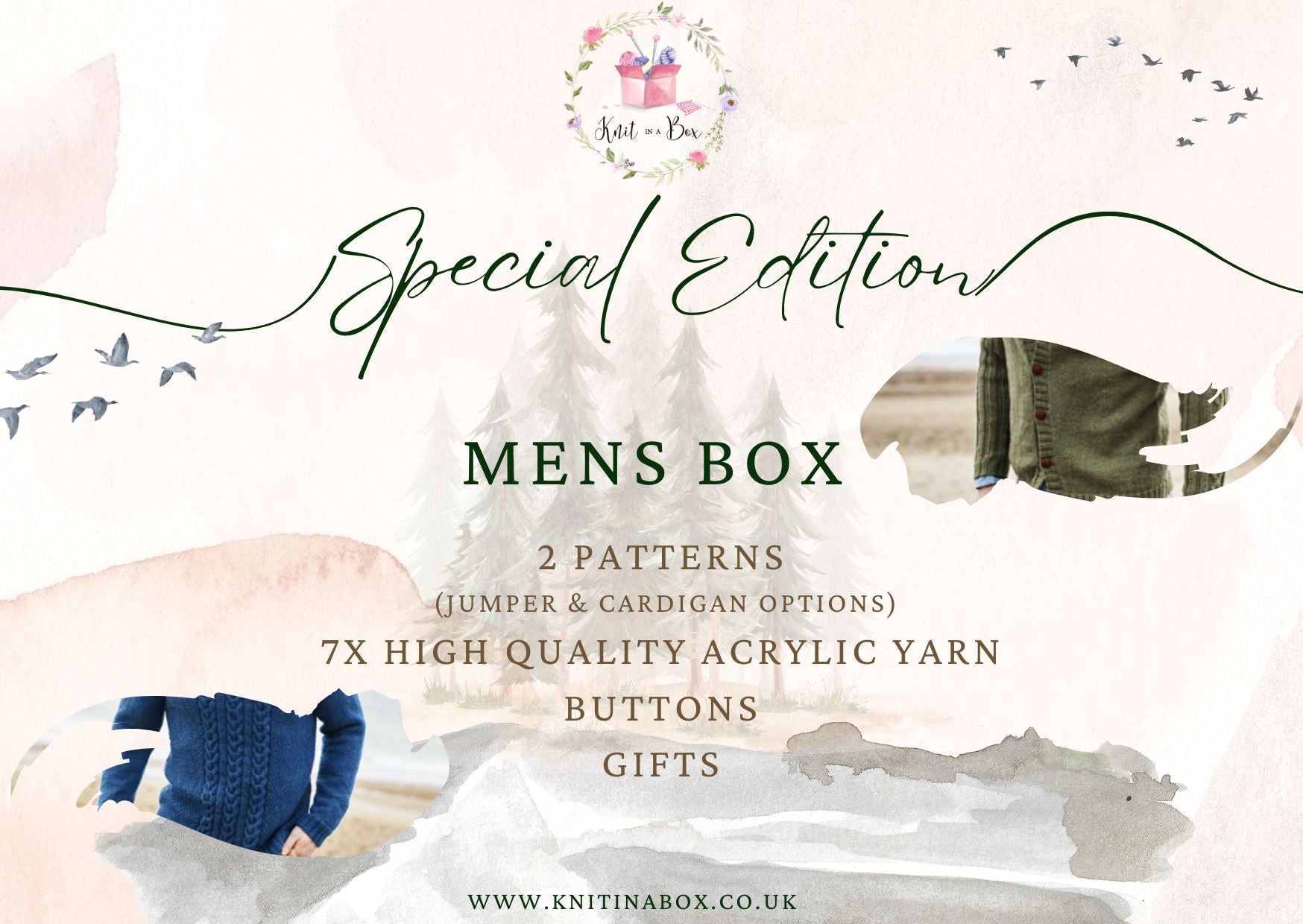 2024 Special Edition Men Knitting Box! Knit in a Box