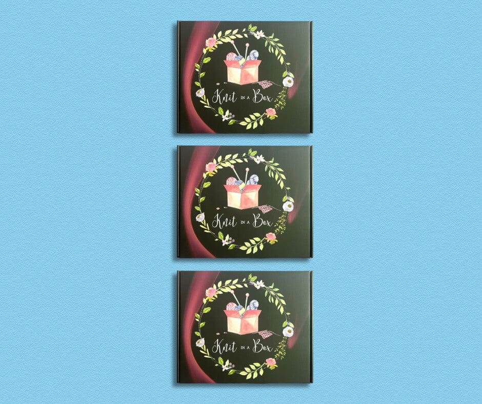 3 Month Children Boy Knitting Mystery Box KNIT in a BOX