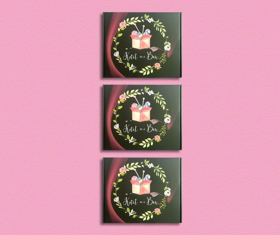 3 Month Children Girl Knitting Mystery Box KNIT in a BOX 