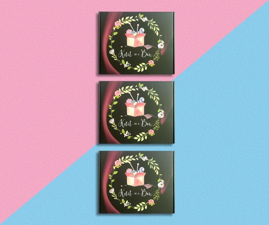 3 Month Children Knitting Mystery Box KNIT in a BOX