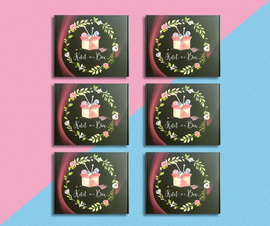 6 Month Children Knitting Mystery Box KNIT in a BOX 