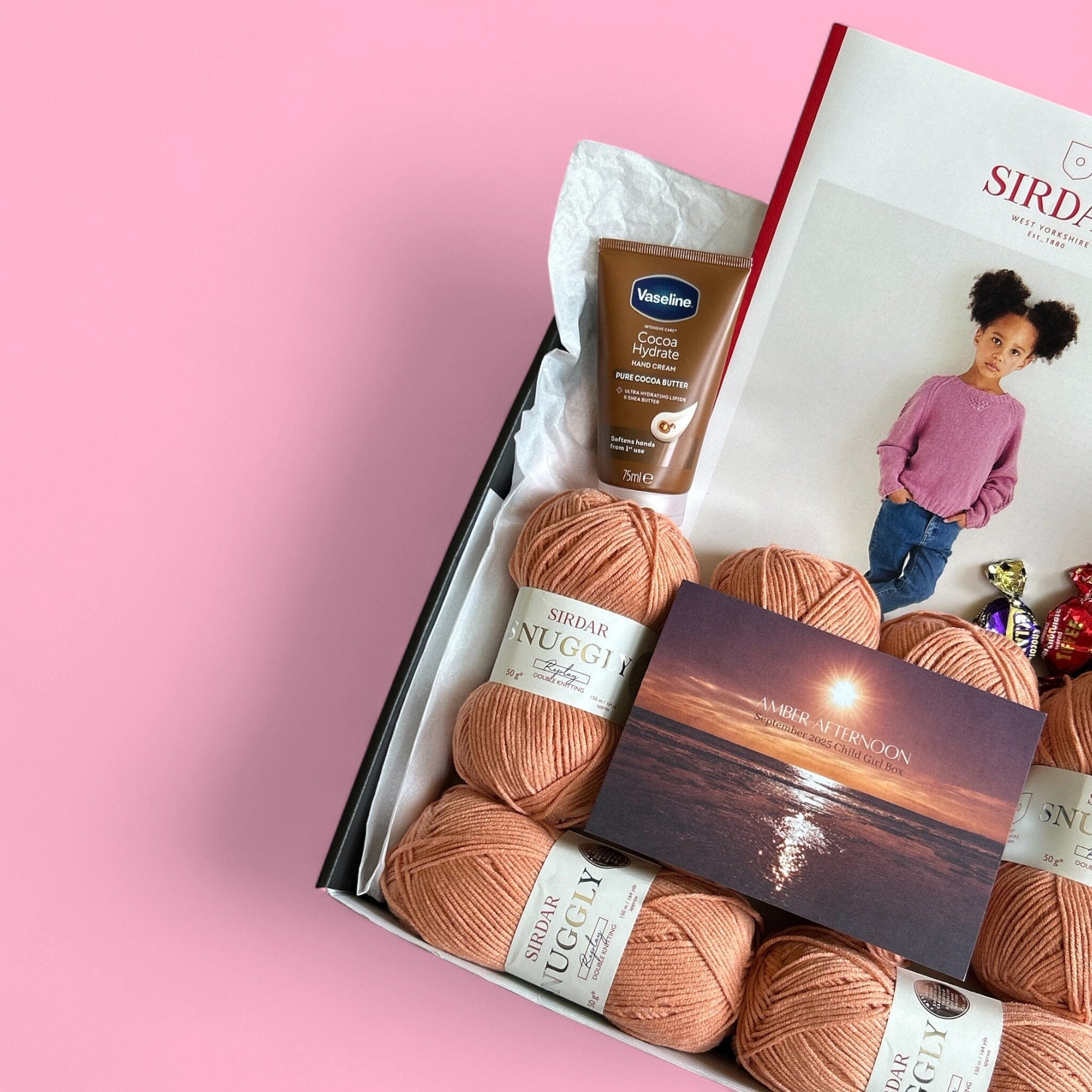 Amber Afternoon Child Girl Jumper Knit in a Box