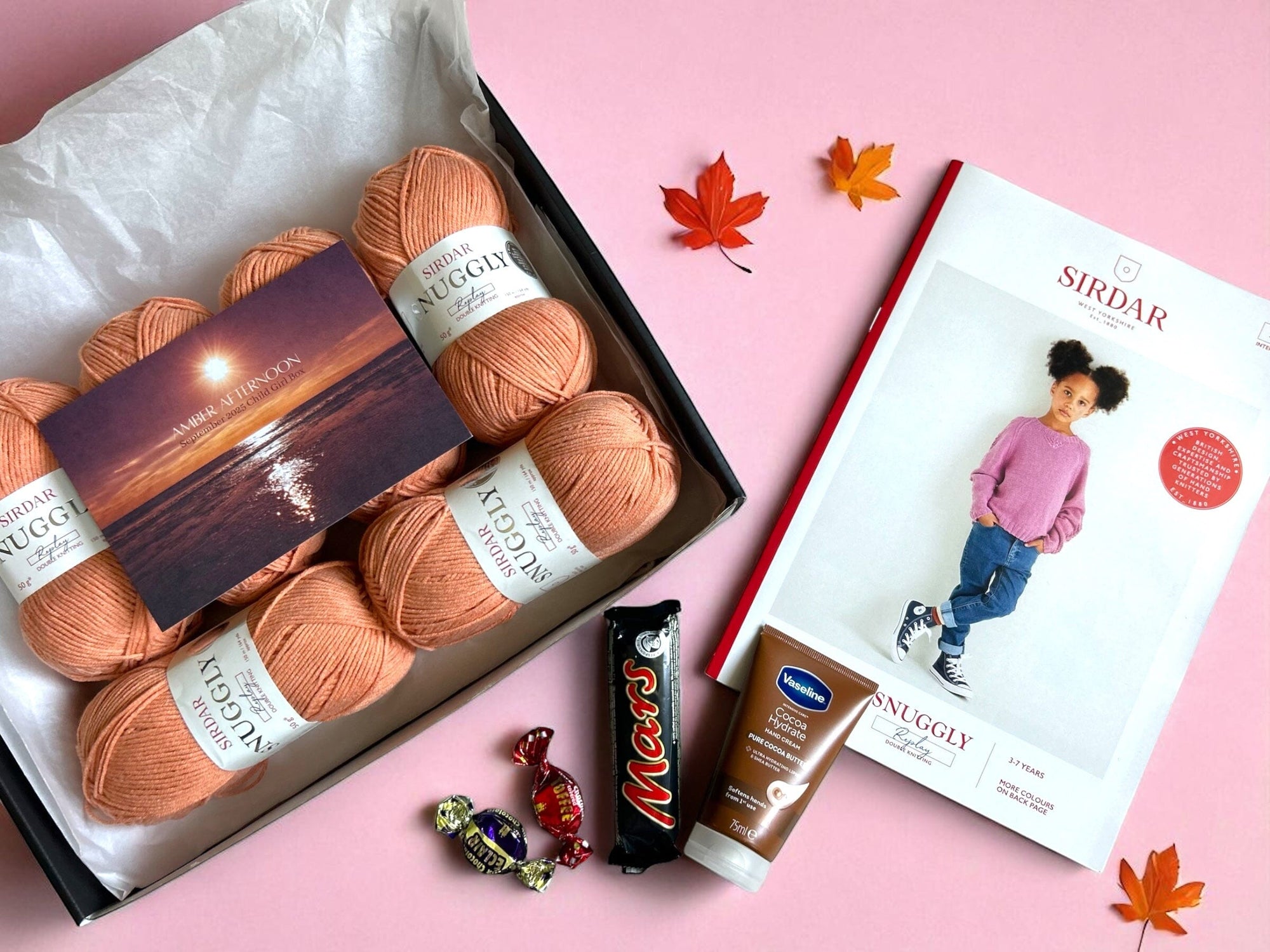 Amber Afternoon Child Girl Jumper Knit in a Box