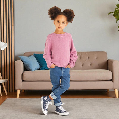 Amber Afternoon Child Girl Jumper Knit in a Box