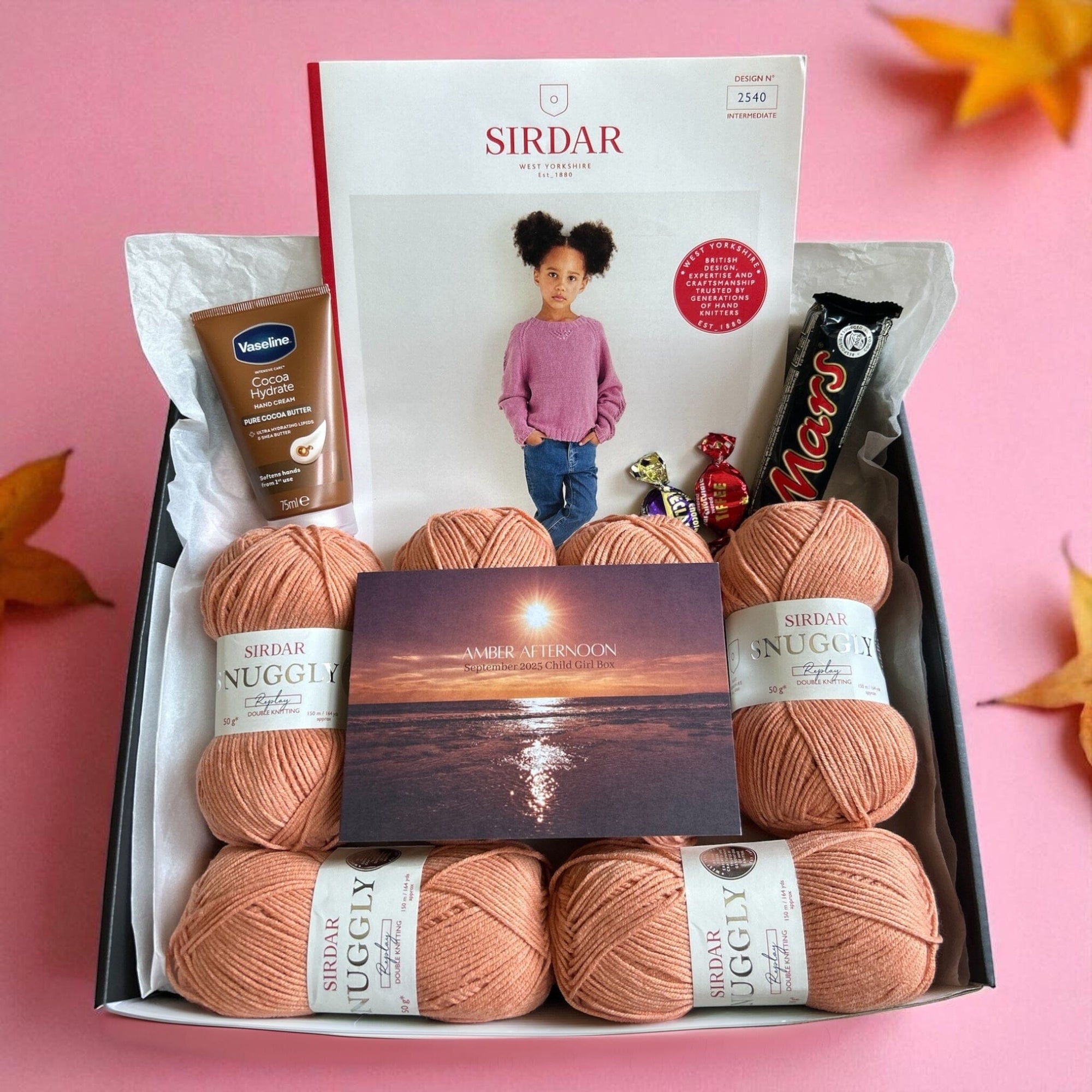 Amber Afternoon Child Girl Jumper Knit in a Box