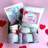 "Be My Valentine" Special Edition Knitted Toy Box Knit in a Box 