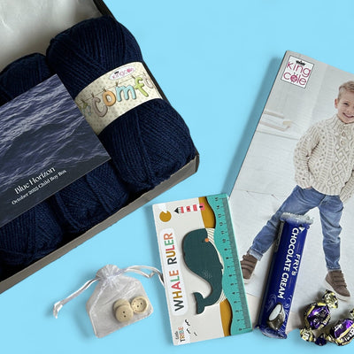 Blue Horizon Child Boy Jumper Knit in a Box
