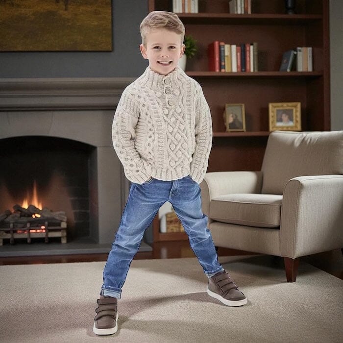 Blue Horizon Child Boy Jumper Knit in a Box