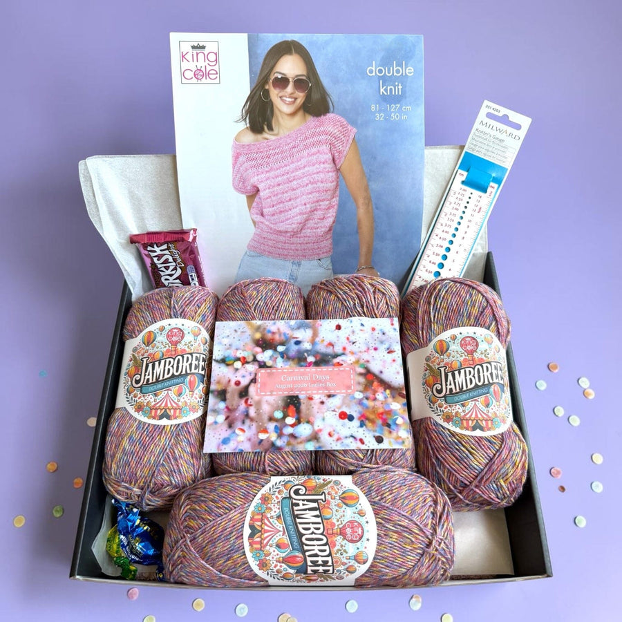 Carnival Days Ladies Top Knit in a Box 