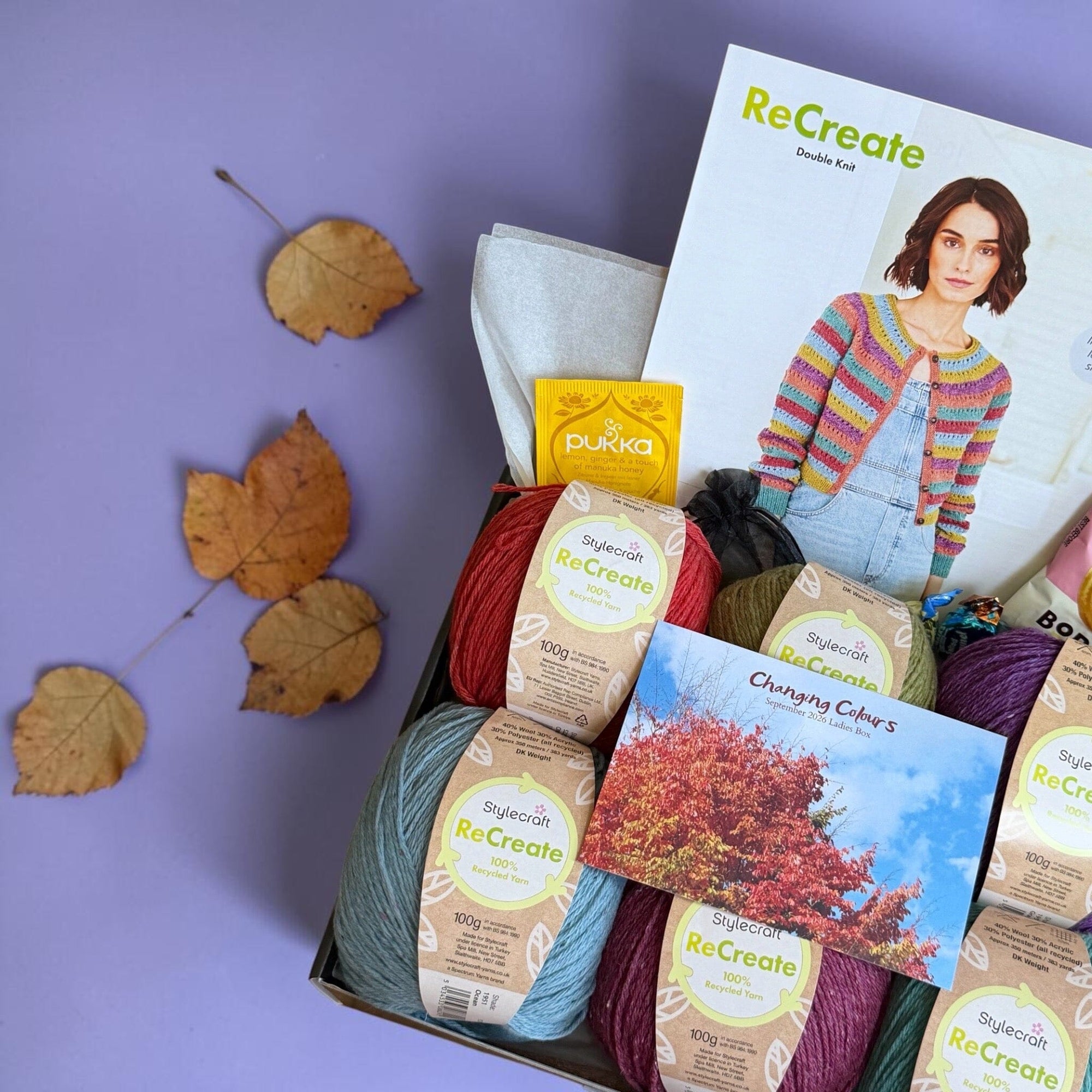 Changing Colours Ladies Cardigan Knit in a Box