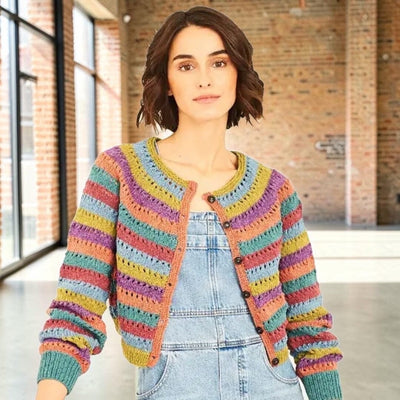 Changing Colours Ladies Cardigan Knit in a Box