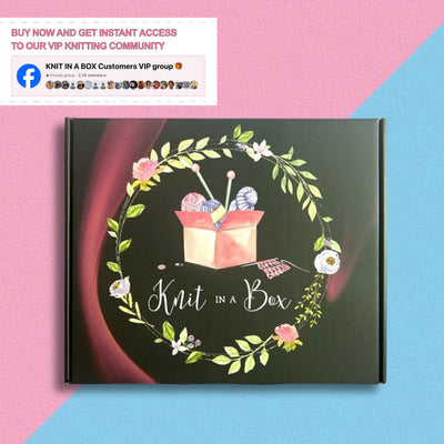 Child Mystery Knitting Box KNIT in a BOX