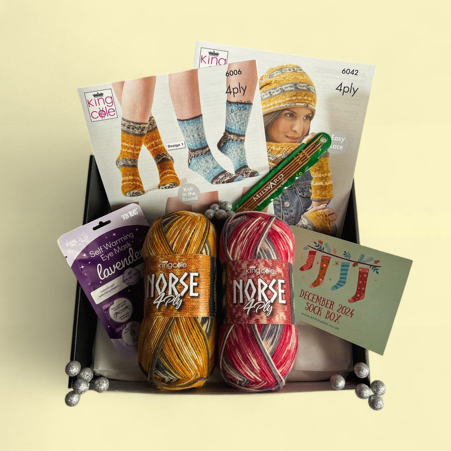December 2024 Special Edition Sock Box KNIT in a BOX 
