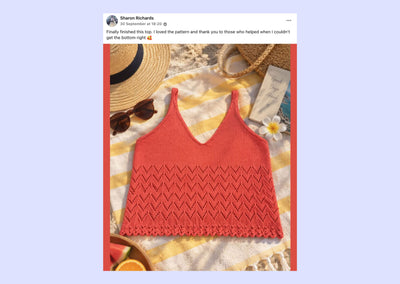 Endless Summer Ladies Top/ Bag Knit in a Box
