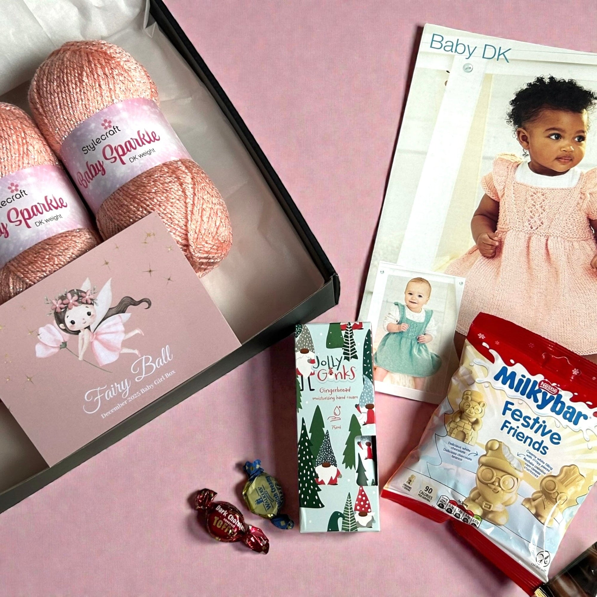 Fairy Ball Baby Girl Dress Knit in a Box