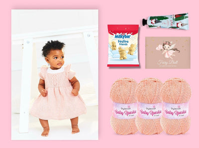 Fairy Ball Baby Girl Dress Knit in a Box