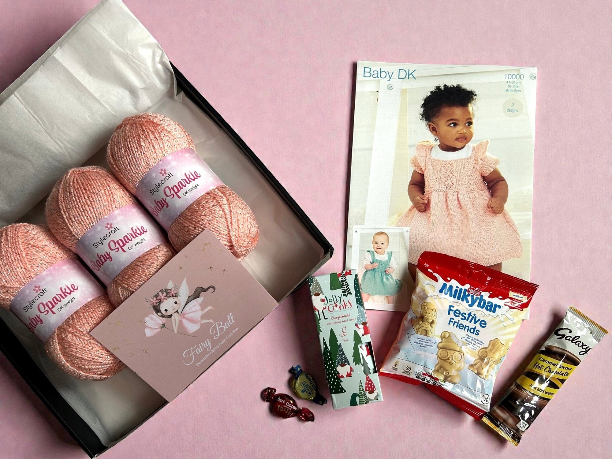 Fairy Ball Baby Girl Dress Knit in a Box