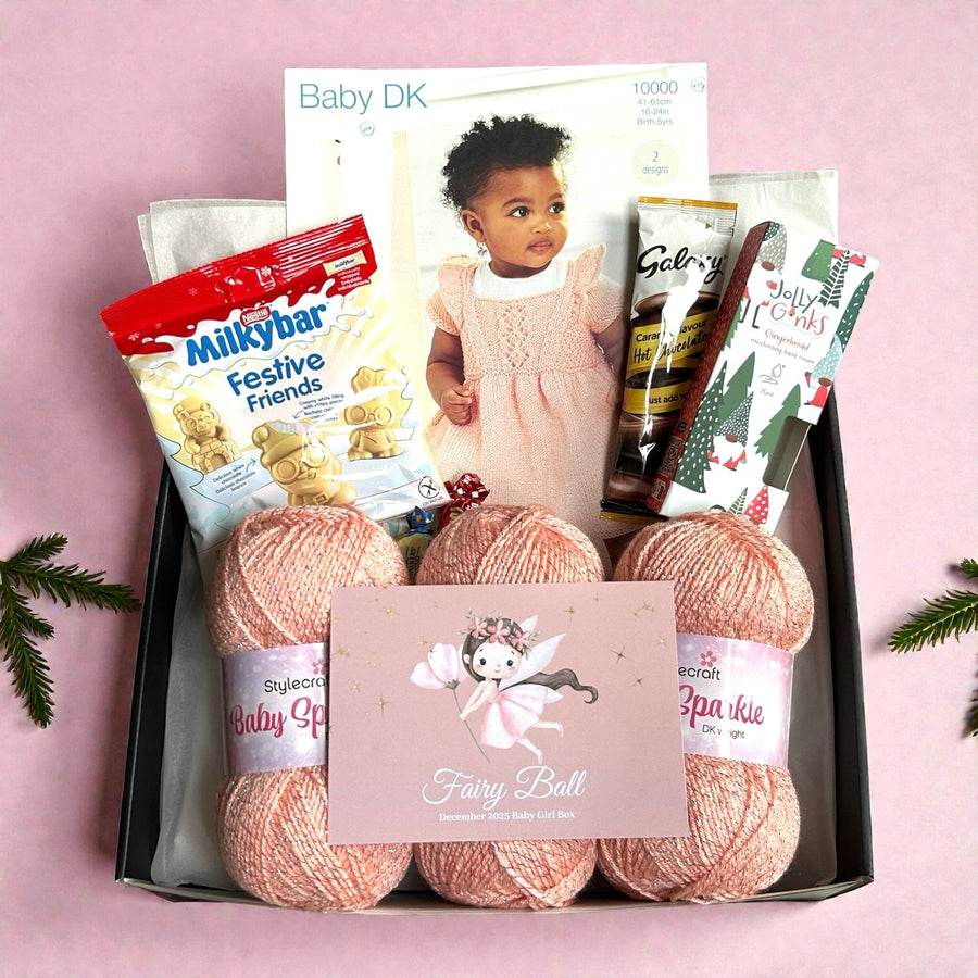 Fairy Ball Baby Girl Dress Knit in a Box 