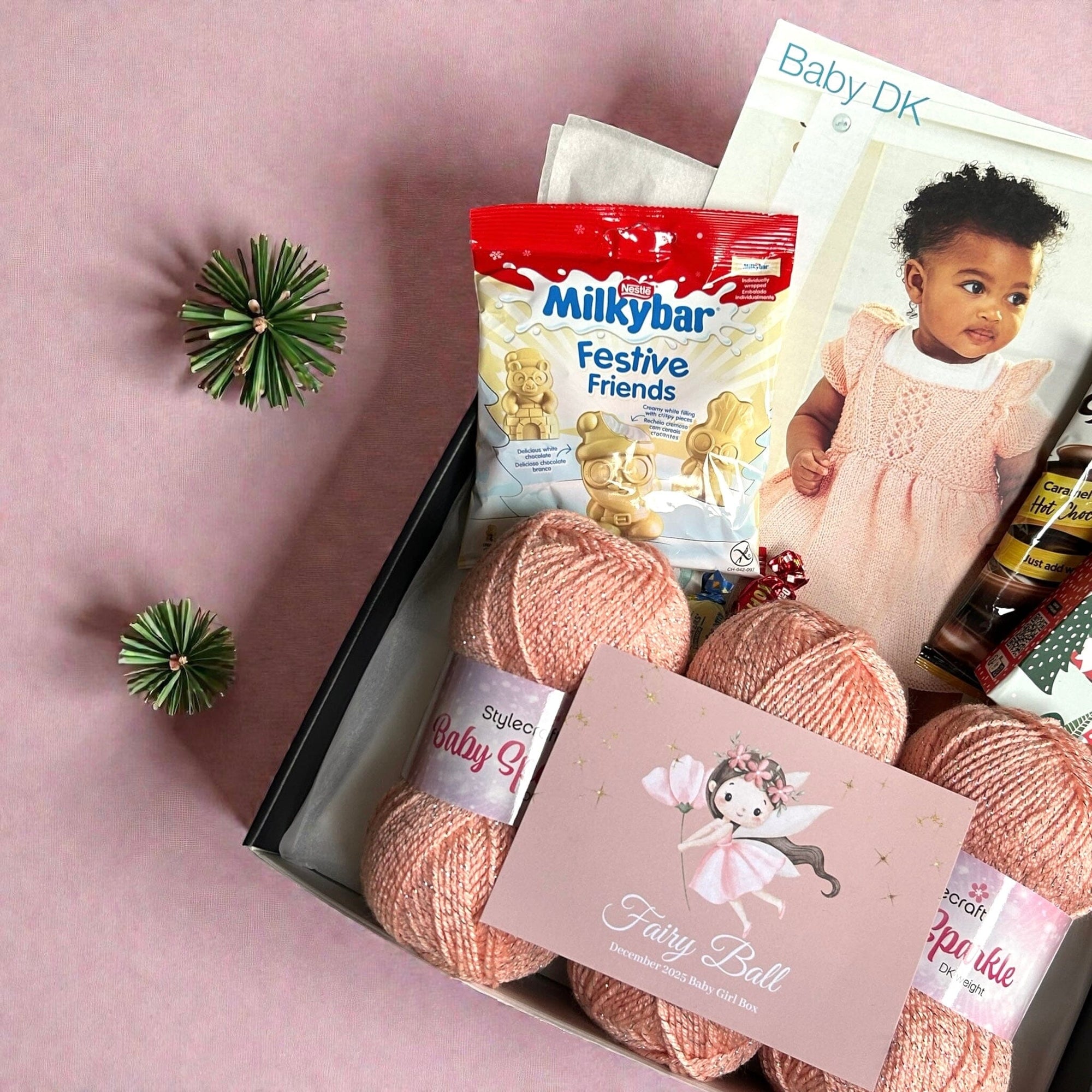 Fairy Ball Baby Girl Dress Knit in a Box