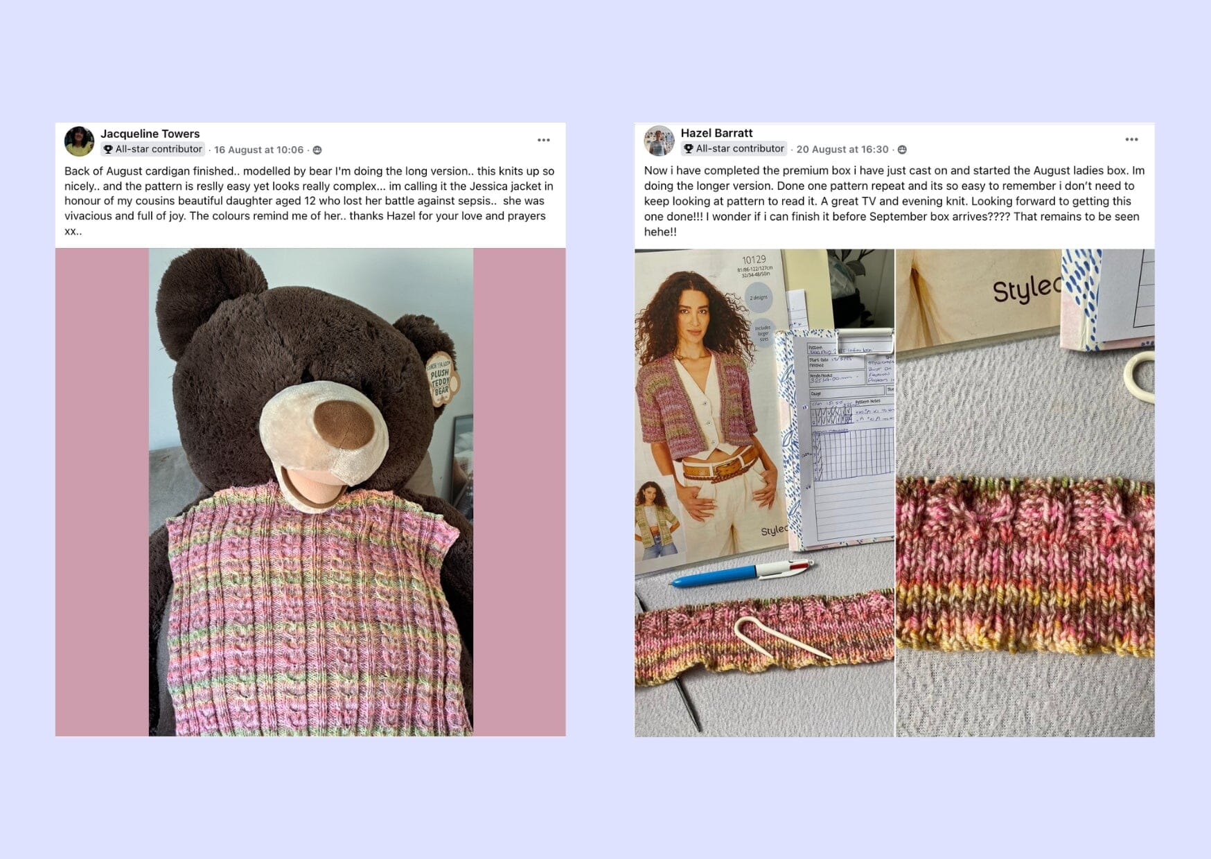 Festival Spirit Ladies Cardigan Knit in a Box