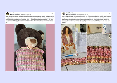 Festival Spirit Ladies Cardigan Knit in a Box