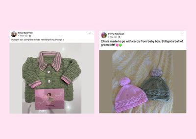 Forest Pixie Baby Girl Jacket, Top/ Blanket Knit in a Box