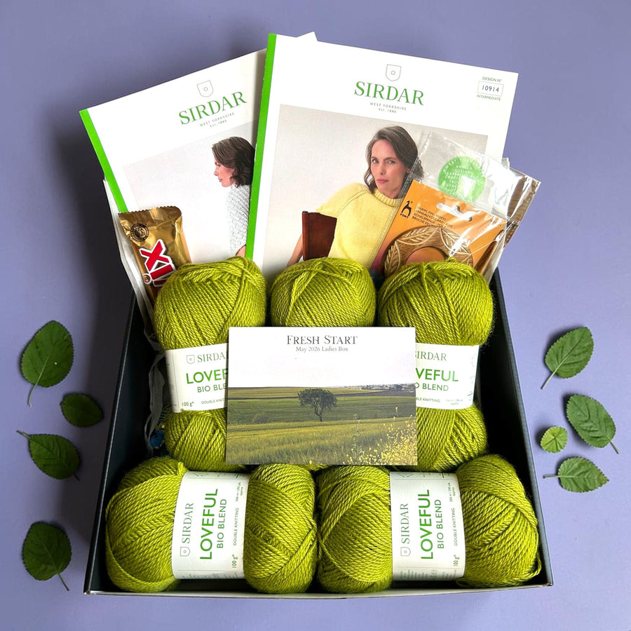 Fresh Start Ladies Jumper/ Shawl Knit in a Box 