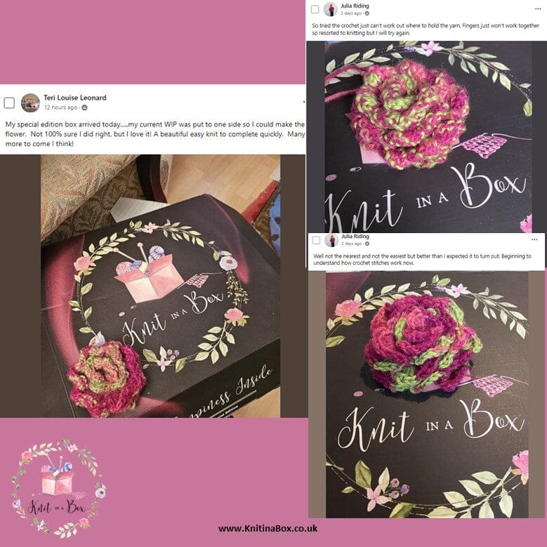 'Future Dreams' Special Edition Knitting/Crochet Box 🌹💖 Knit in a Box