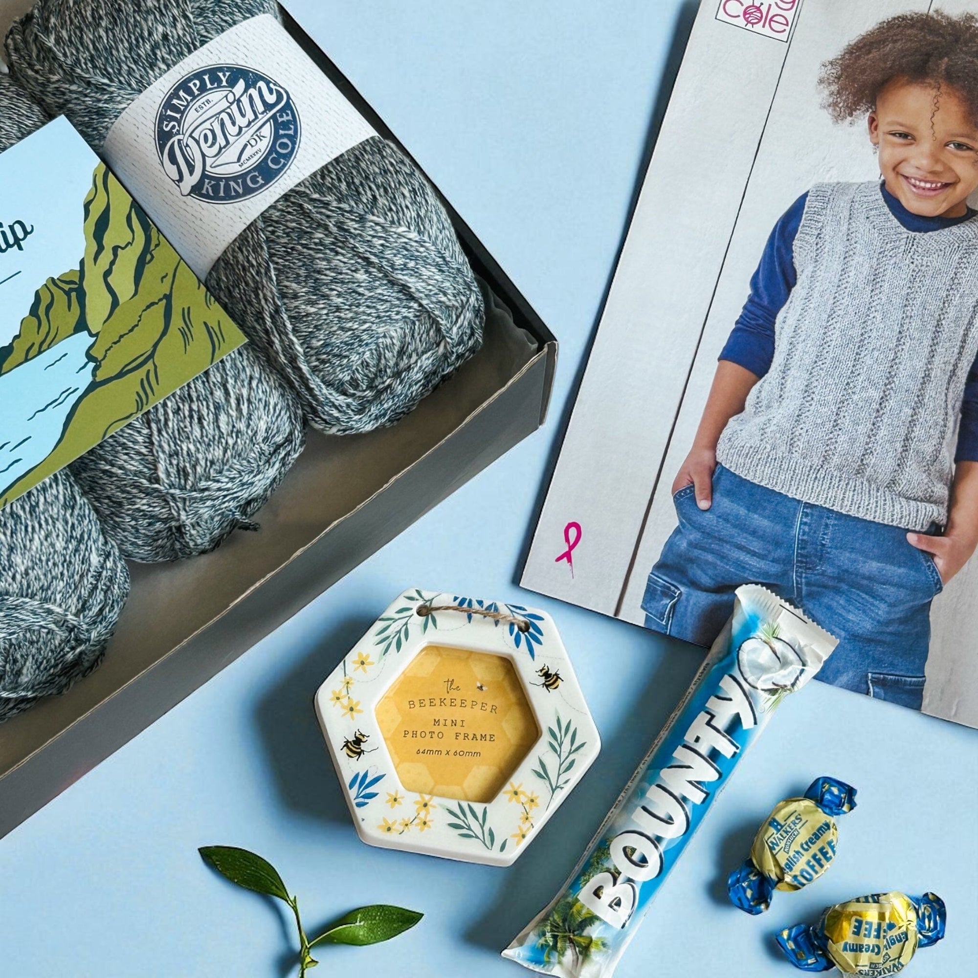 Going on a Trip Child Boy Slipover/ Jumper Knit in a Box