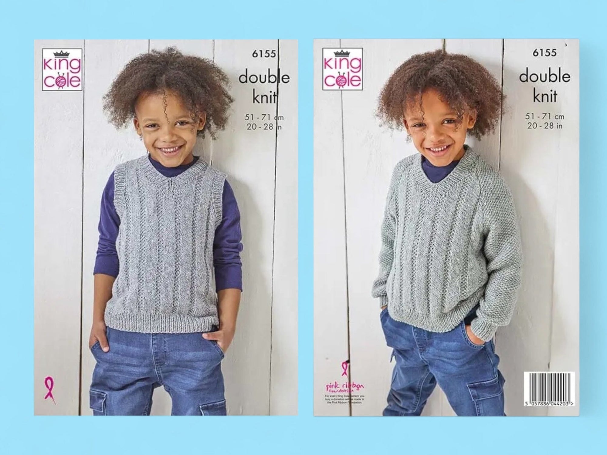 Going on a Trip Child Boy Slipover/ Jumper Knit in a Box