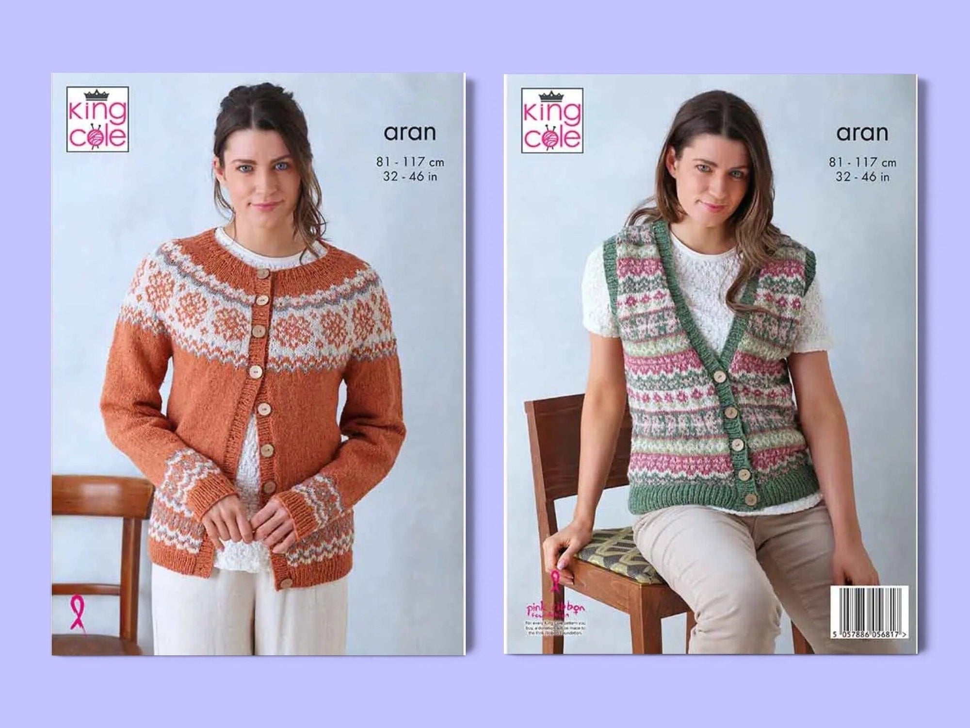 Harvest Hues Ladies Cardigan Knit in a Box