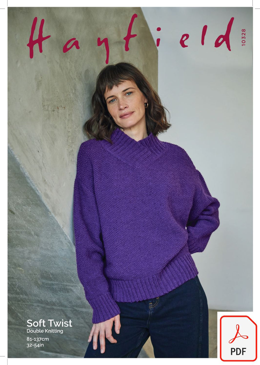 Hayfield 10328 Soft Twist DK (PDF) Knit in a Box 