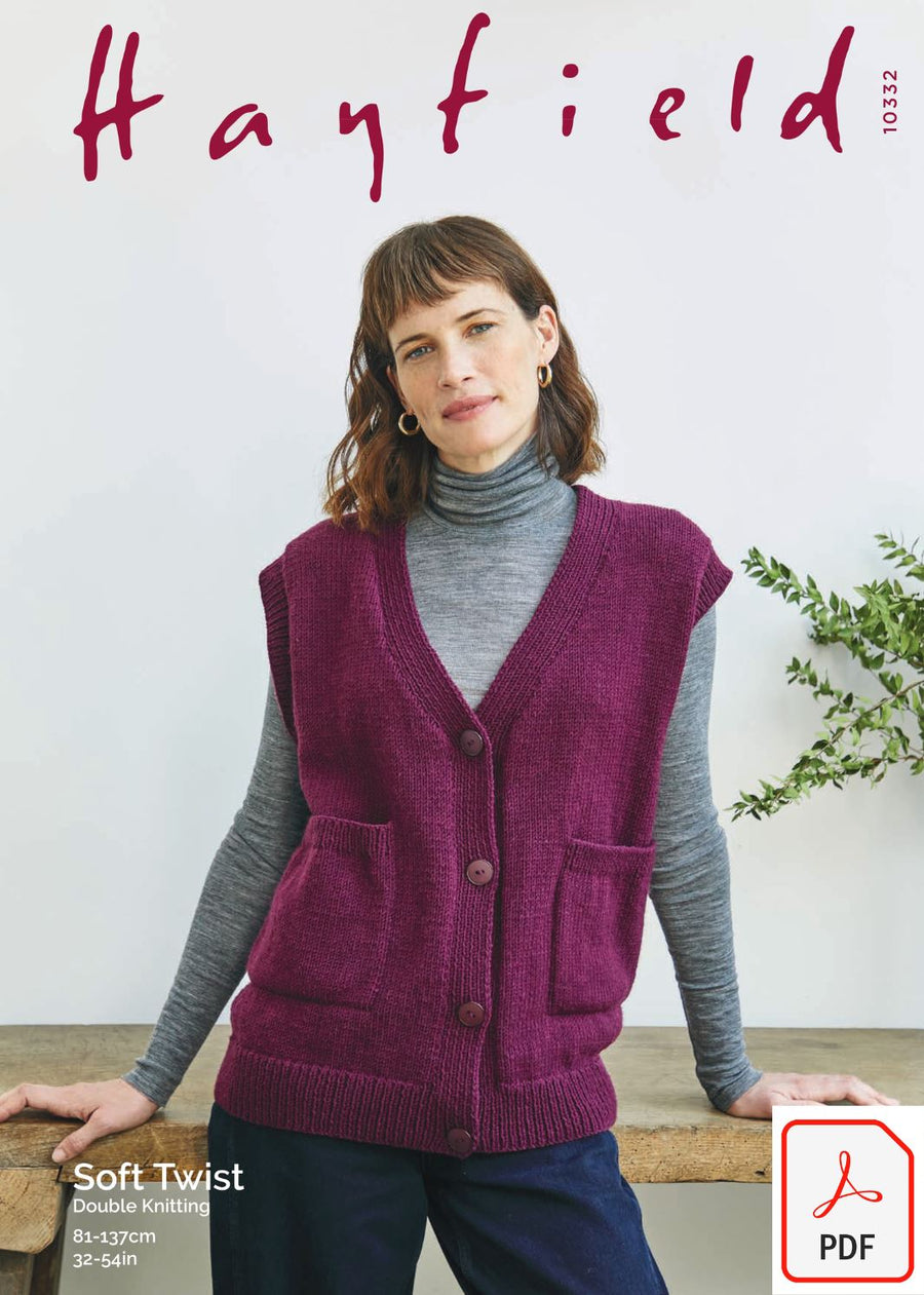 Hayfield 10332 Soft Twist DK (PDF) Knit in a Box 