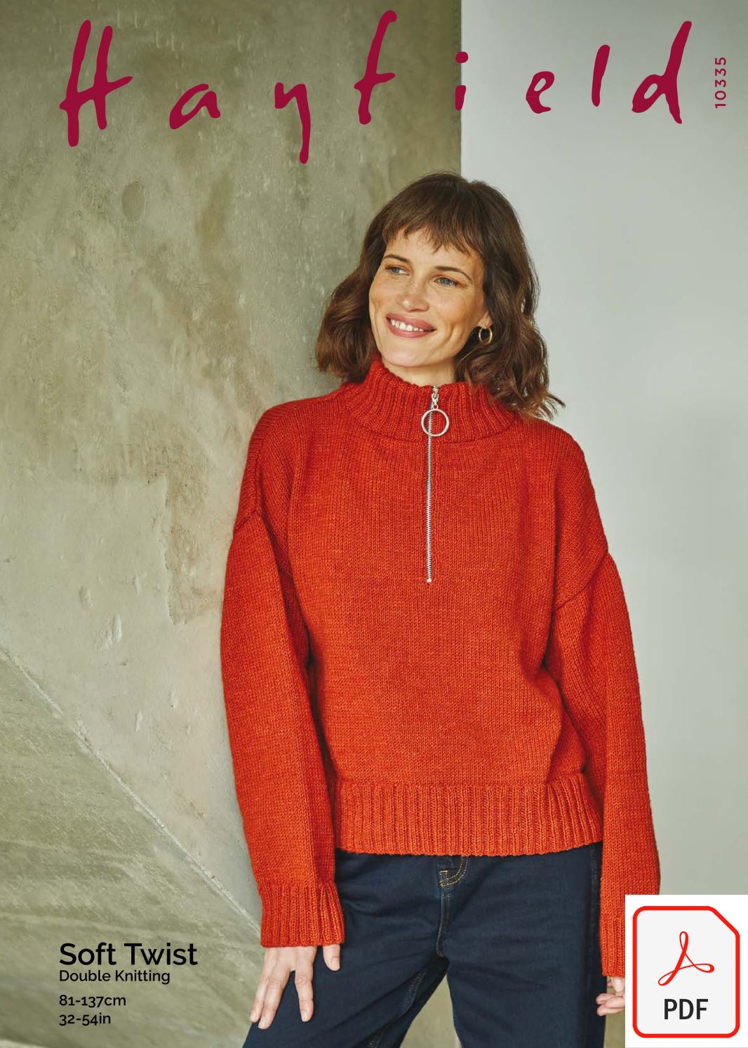 Hayfield 10335 Soft Twist DK (PDF) Knit in a Box