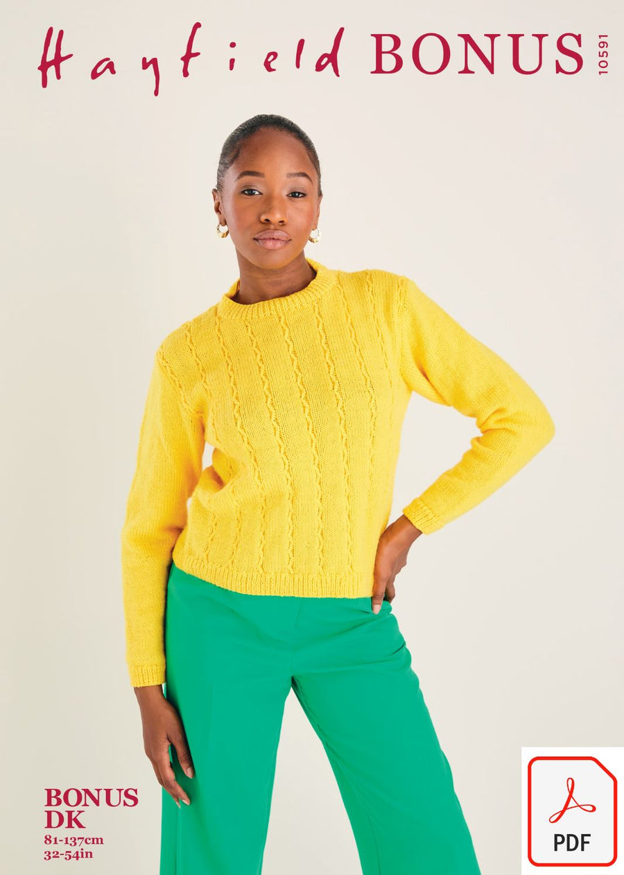 Hayfield 10591 Bonus DK (PDF) Knit in a Box 