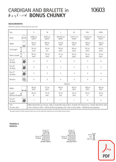 Hayfield 10603 Bonus Chunky (PDF) Knit in a Box